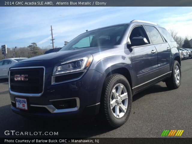 2014 GMC Acadia SLE AWD in Atlantis Blue Metallic
