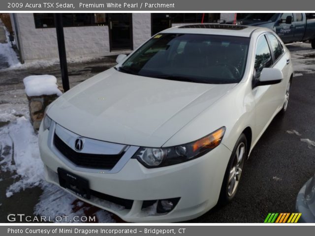 2009 Acura TSX Sedan in Premium White Pearl