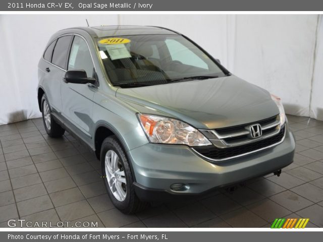 2011 Honda CR-V EX in Opal Sage Metallic