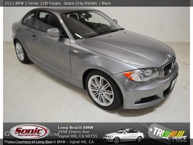 2011 BMW 1 Series 128i Coupe in Space Gray Metallic