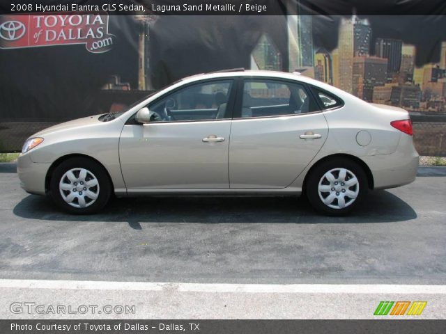 2008 Hyundai Elantra GLS Sedan in Laguna Sand Metallic