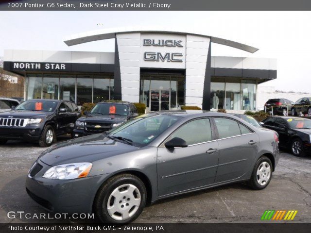 2007 Pontiac G6 Sedan in Dark Steel Gray Metallic