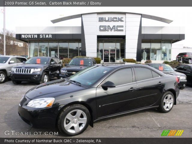 2009 Pontiac G6 Sedan in Carbon Black Metallic