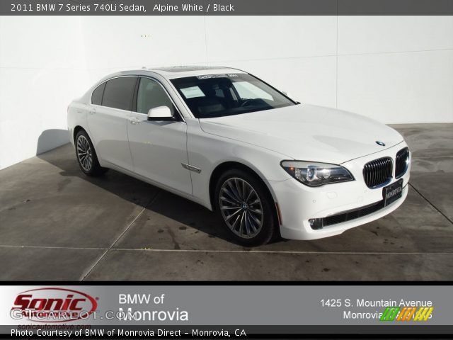 2011 BMW 7 Series 740Li Sedan in Alpine White