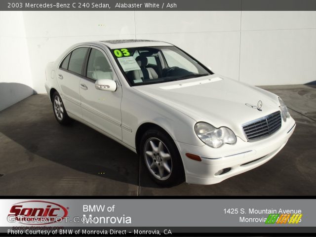 2003 Mercedes-Benz C 240 Sedan in Alabaster White