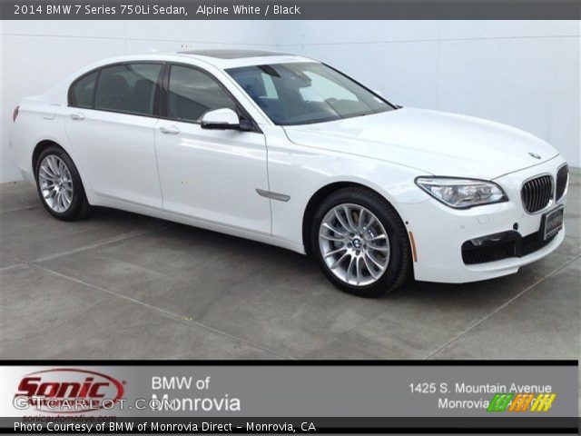 2014 BMW 7 Series 750Li Sedan in Alpine White