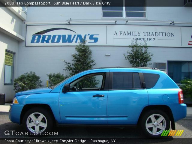 2008 Jeep Compass Sport in Surf Blue Pearl