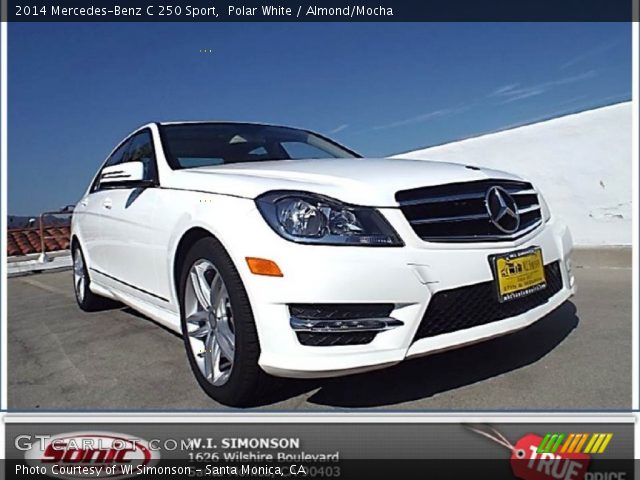 2014 Mercedes-Benz C 250 Sport in Polar White