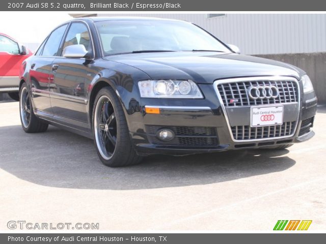 2007 Audi S8 5.2 quattro in Brilliant Black
