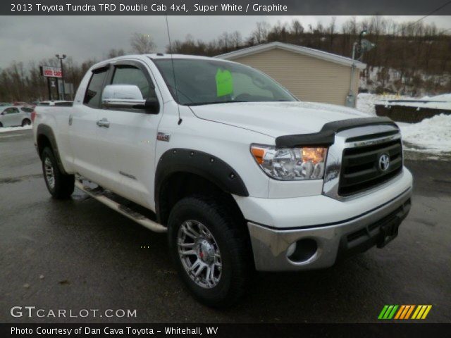 2013 Toyota Tundra TRD Double Cab 4x4 in Super White