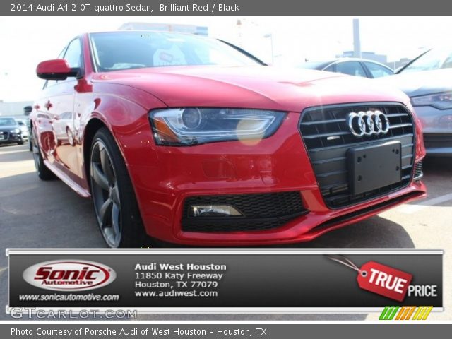 2014 Audi A4 2.0T quattro Sedan in Brilliant Red