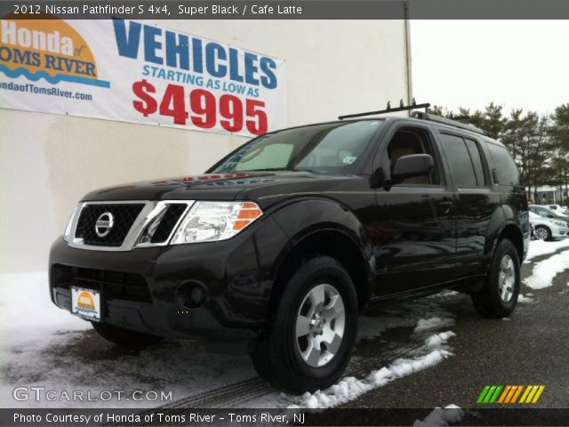 2012 Nissan Pathfinder S 4x4 in Super Black