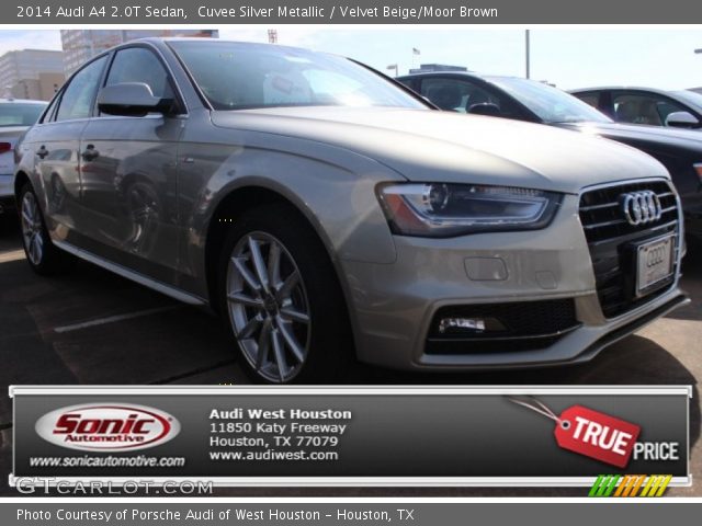 2014 Audi A4 2.0T Sedan in Cuvee Silver Metallic