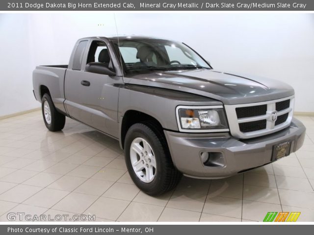 2011 Dodge Dakota Big Horn Extended Cab in Mineral Gray Metallic