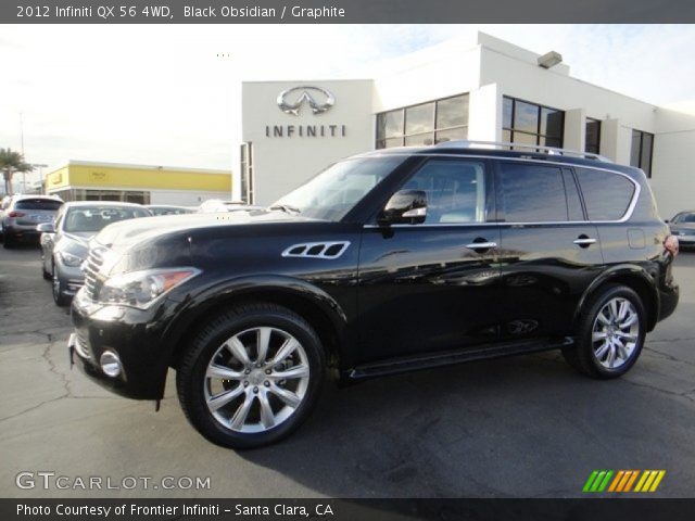 2012 Infiniti QX 56 4WD in Black Obsidian
