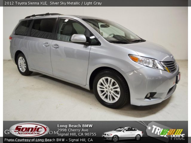 2012 Toyota Sienna XLE in Silver Sky Metallic