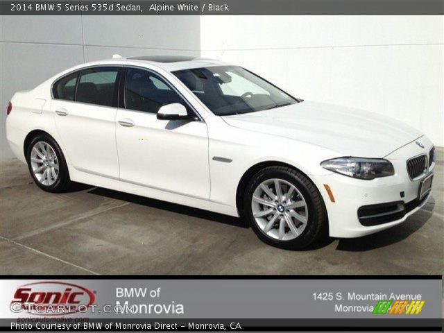 2014 BMW 5 Series 535d Sedan in Alpine White