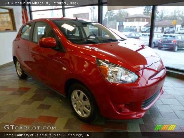 2014 Mitsubishi Mirage DE in Infrared