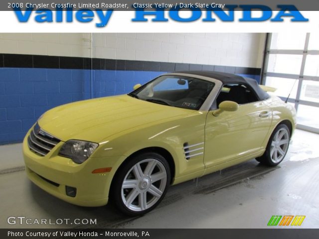 2008 Chrysler Crossfire Limited Roadster in Classic Yellow