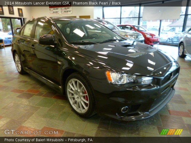 2014 Mitsubishi Lancer Evolution GSR in Phantom Black Pearl