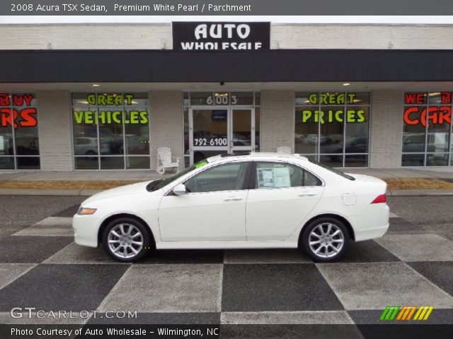 2008 Acura TSX Sedan in Premium White Pearl