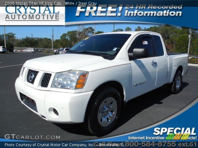 2006 Nissan Titan XE King Cab in White