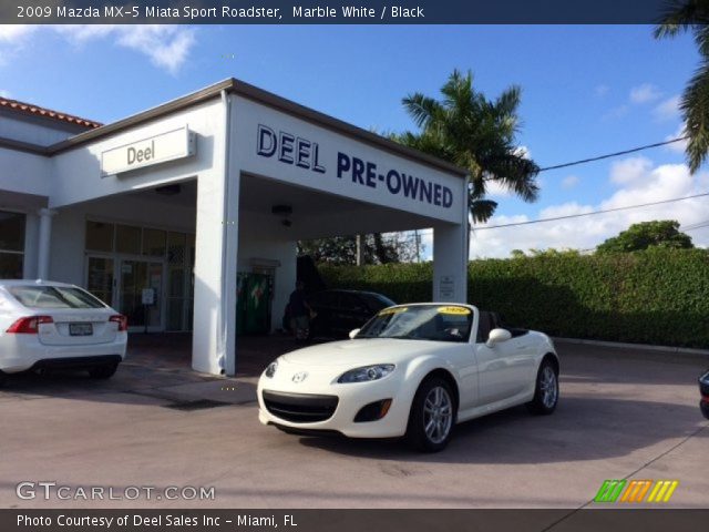 2009 Mazda MX-5 Miata Sport Roadster in Marble White