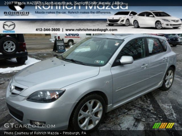 2007 Mazda MAZDA3 s Sport Hatchback in Sunlight Silver Metallic
