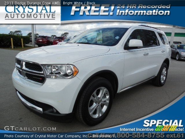 2013 Dodge Durango Crew AWD in Bright White