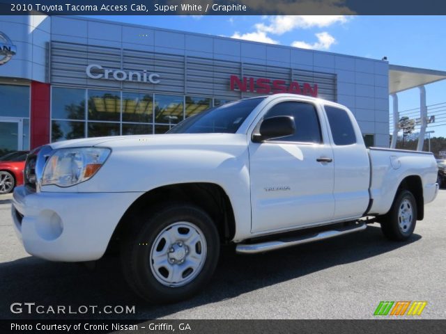 2010 Toyota Tacoma Access Cab in Super White