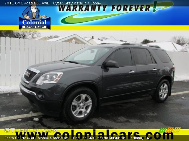 2011 GMC Acadia SL AWD in Cyber Gray Metallic