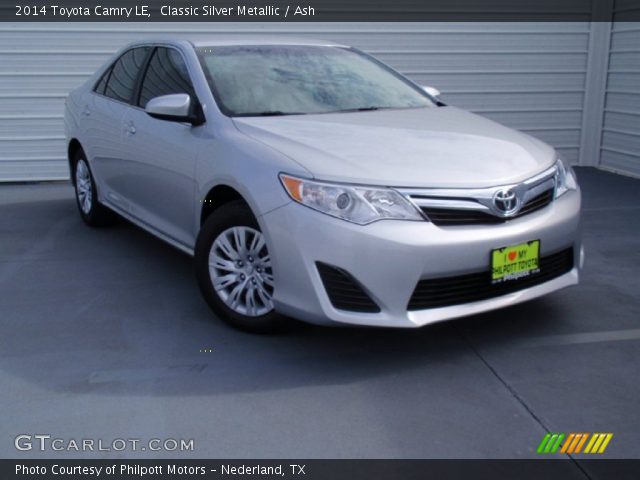 2014 Toyota Camry LE in Classic Silver Metallic