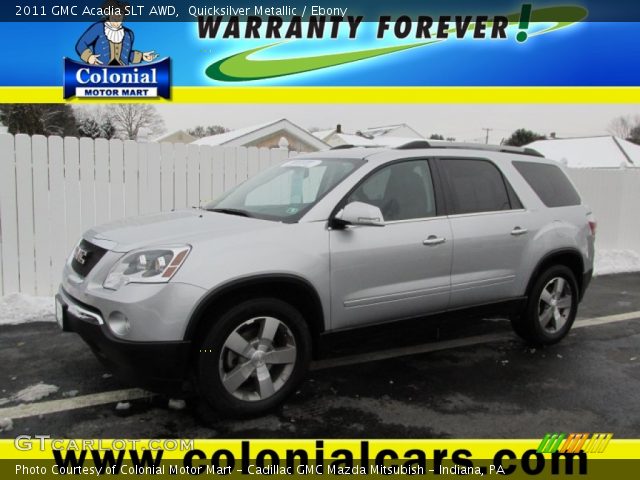 2011 GMC Acadia SLT AWD in Quicksilver Metallic