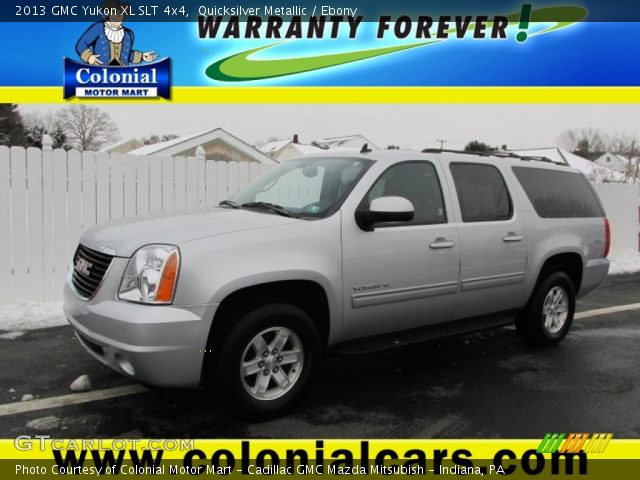 2013 GMC Yukon XL SLT 4x4 in Quicksilver Metallic