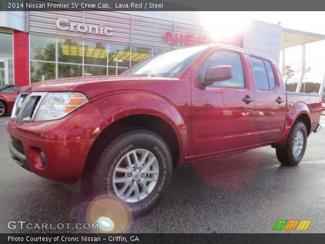 2014 Nissan Frontier SV Crew Cab in Lava Red
