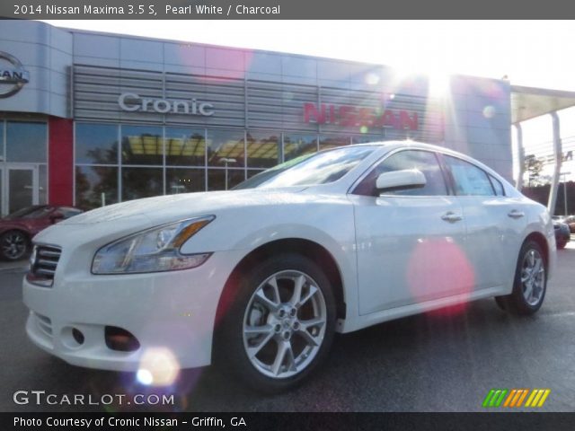 2014 Nissan Maxima 3.5 S in Pearl White