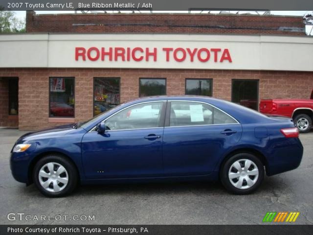 2007 Toyota Camry LE in Blue Ribbon Metallic