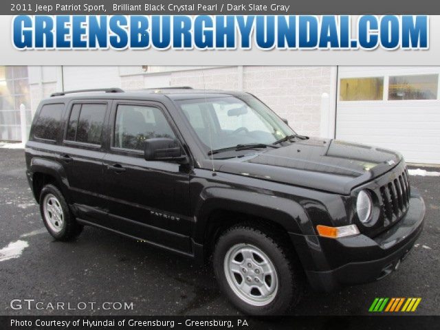 2011 Jeep Patriot Sport in Brilliant Black Crystal Pearl