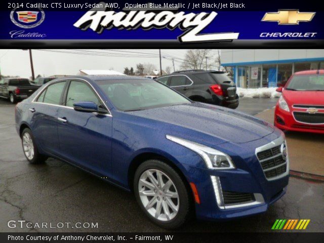 2014 Cadillac CTS Luxury Sedan AWD in Opulent Blue Metallic