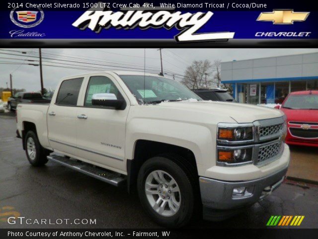 2014 Chevrolet Silverado 1500 LTZ Crew Cab 4x4 in White Diamond Tricoat