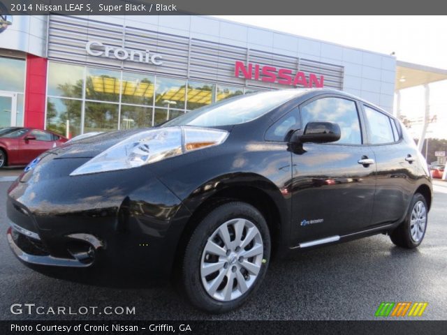 2014 Nissan LEAF S in Super Black