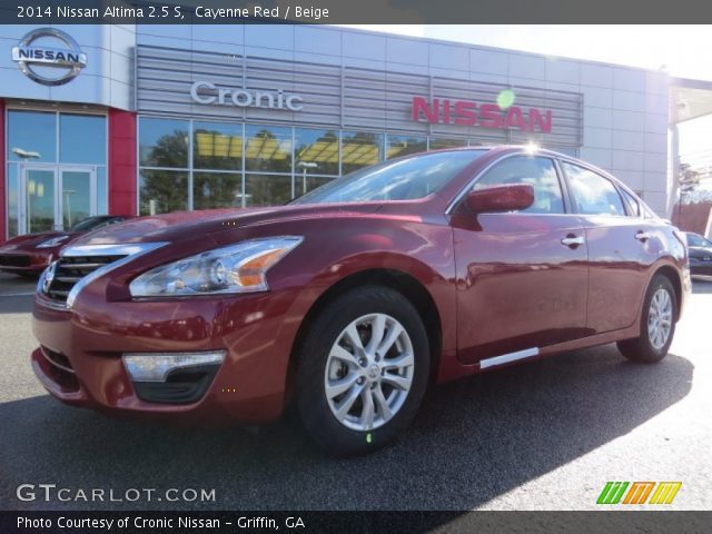 2014 Nissan Altima 2.5 S in Cayenne Red