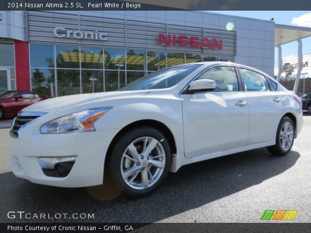 2014 Nissan Altima 2.5 SL in Pearl White