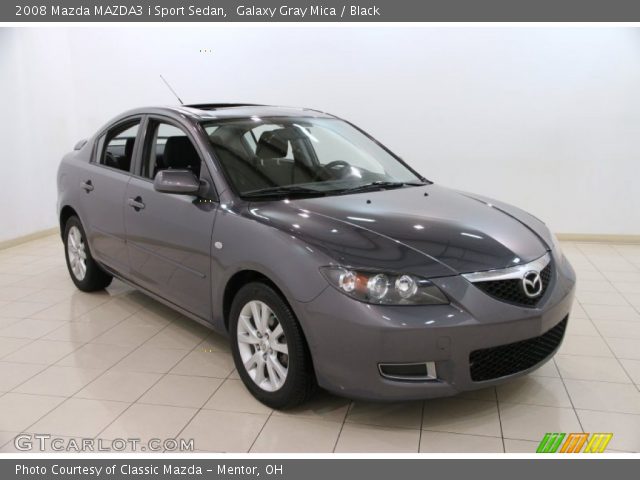 2008 Mazda MAZDA3 i Sport Sedan in Galaxy Gray Mica