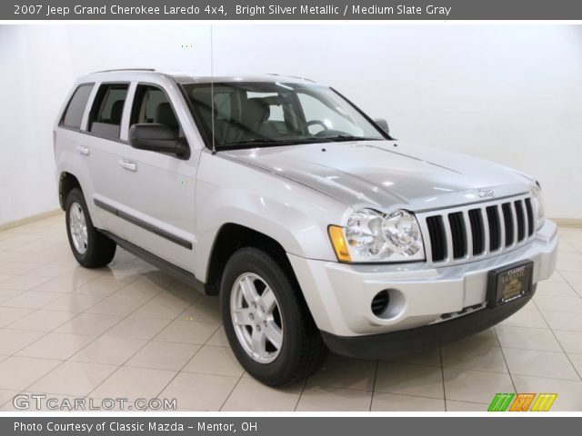 2007 Jeep Grand Cherokee Laredo 4x4 in Bright Silver Metallic