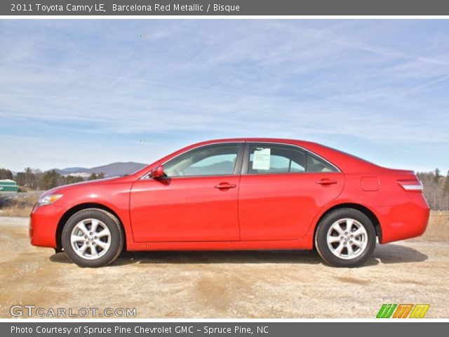 2011 Toyota Camry LE in Barcelona Red Metallic