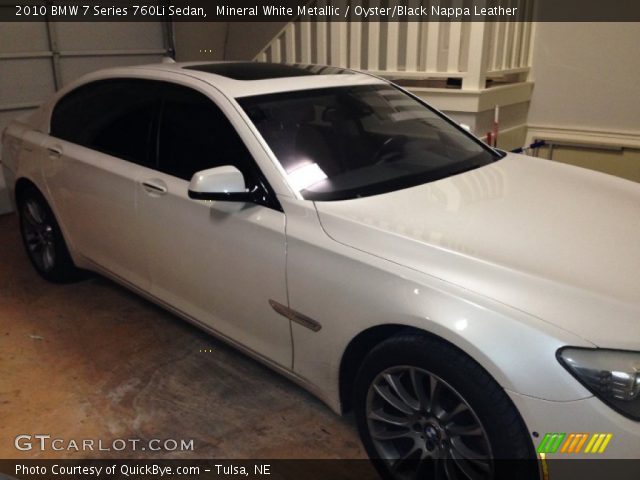 2010 BMW 7 Series 760Li Sedan in Mineral White Metallic