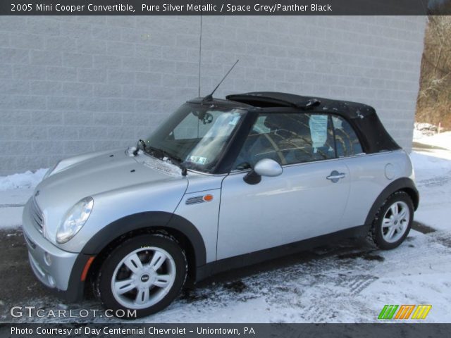 2005 Mini Cooper Convertible in Pure Silver Metallic
