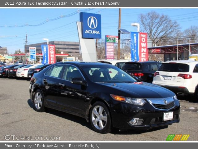 2012 Acura TSX Technology Sedan in Crystal Black Pearl