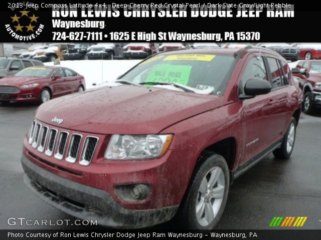 2013 Jeep Compass Latitude 4x4 in Deep Cherry Red Crystal Pearl